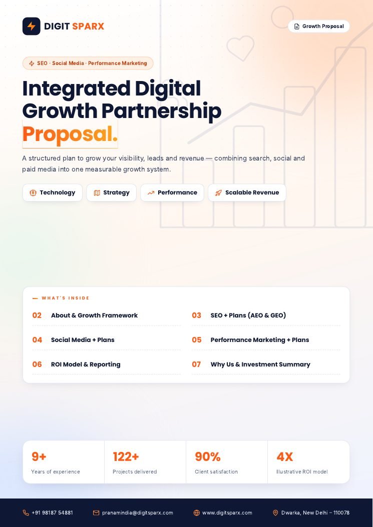 Digital Growth Proposal cover